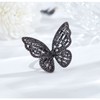 TKMIRA Butterfly Ring for Women Gold Adjustable Cubic Zirconia Ring
