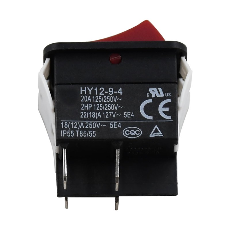 Manioiity Rocker Switch HY12-9-4 On/Off PushButton Switch Compatible with Electric