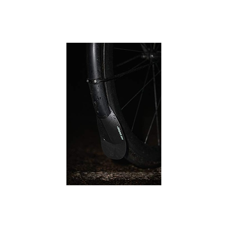 ASS SAVERS ToeTector TFR-1-BLK Bicycle Mudguards, Black, Regular