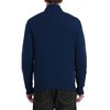 Kallspin Men's Pullover Sweater Wool Midweight Mock Neck Quarter-Button Long