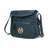 MKF - Bolso cruzado para mujer, de piel sintética pequeña,
