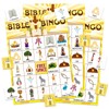 GMEMNOV Bible Bingo Game for Kids Adults - 24 Players