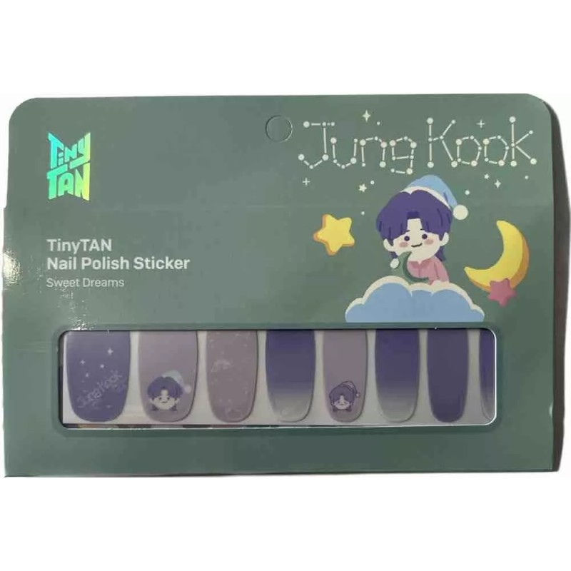 Bts - Tinytan Nail Polish Stickers Sweet Dreams Original