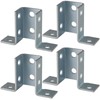 Skelang 4 Pcs Wing Shape 90 Degree Fitting Connector Bracket