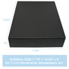 Lineco 11x14 Black Museum Archival Storage Box, Drop Front Design,
