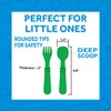 Re-Play Toddler Forks and Spoons Set - 6x6 Toddler Utensils
