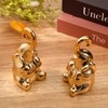 Loving Pair of Elephant Decor Small Gold Elephant Statues for