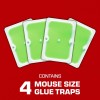 Tomcat Super Hold Glue Traps Mouse Size, Contains 4 Traps