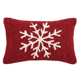 Peking Handicraft Snowflake Hook Pillow 8X12