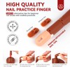 Saviland Acrylic Nail Practice Finger: Adjustable Nail Practice Hand Fake