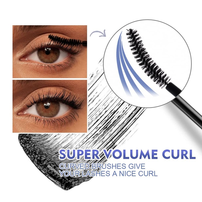 SACE LADY Black Mascara, Waterproof Volume Lengthening Eyelashes Mascara, Long