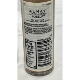 Almay 2 Almay Age Essentials Makeup Multi-Benefit SPF 15 140 Light / Medium Warm 1 oz