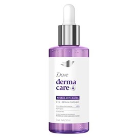 DOVE Sérum Capilar 3 en 1 Derma Care Fuerza Anti-Caída con Niacinamida. Favorece el Crecimiento. Regenera de Cuero Cabelludo a Puntas. Desarrollado con Dermatólogos, 50 mL
