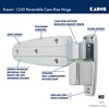 Kason 1245 Reversible Cam-Rise Hinge, Flush, 11245000028