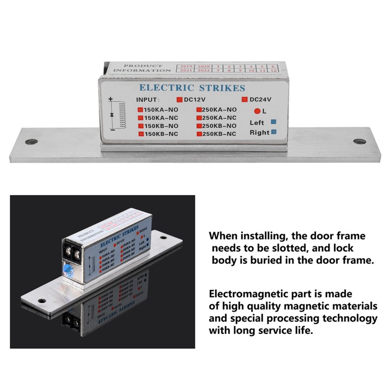 Cathode Lock Door Access Control Electric Strike Lock set Home