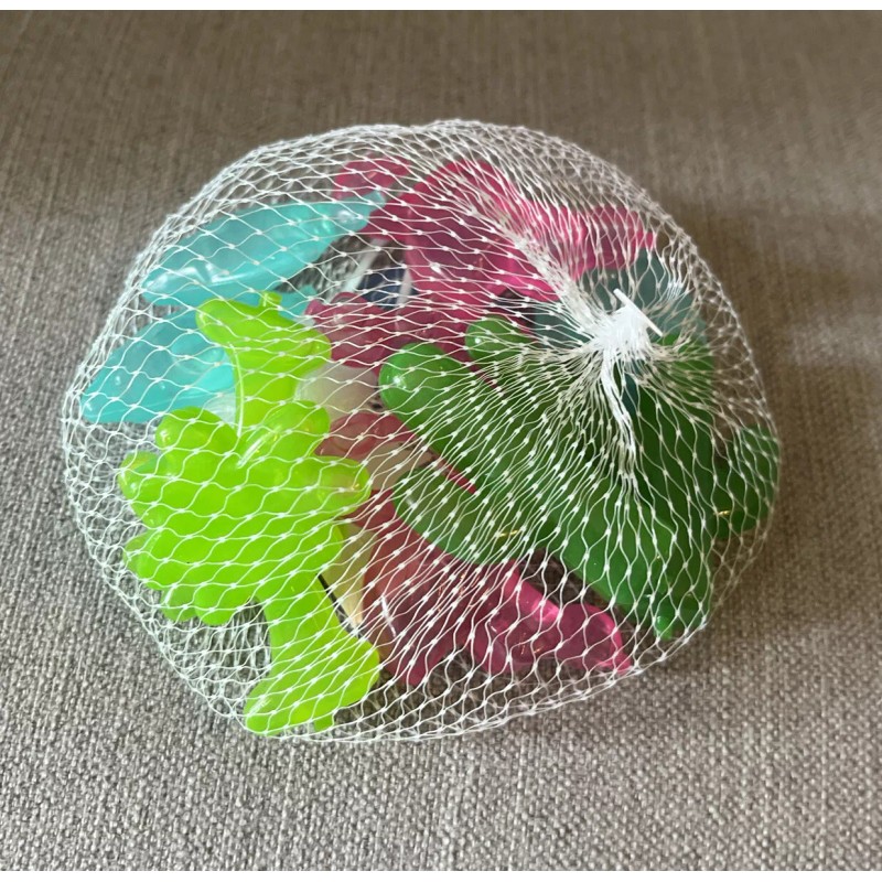 True Living Tropical Reusable Plastic Ice Cubes Flamingo Palm Tree