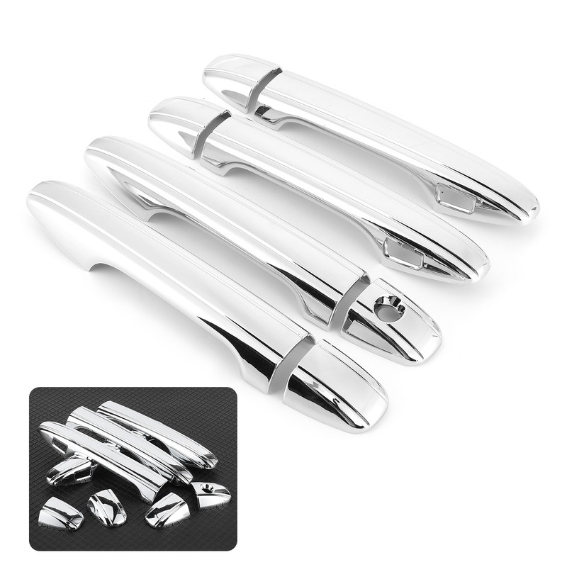 Car Door Handle Covers Trims Electroplating Decoration Fit for Sienna
