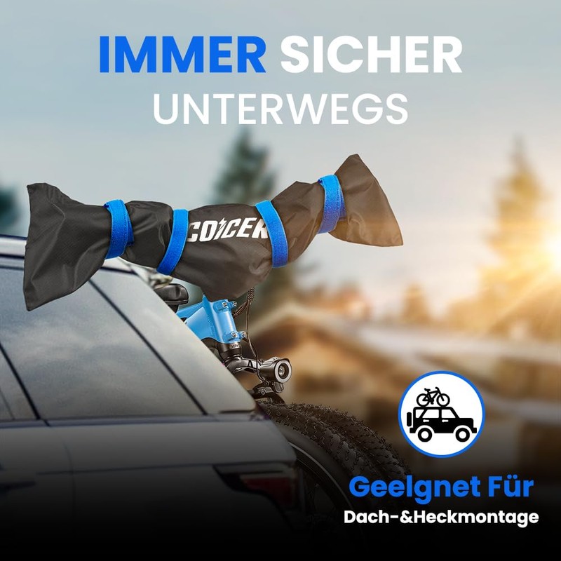 Coicer Pack of 2 Handlebar Protective Cover Ebike Transport Protection