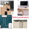 Cable Organizer Box, Cord Management, Black (White)