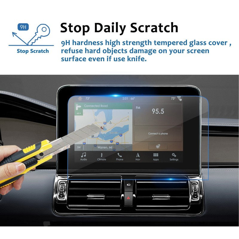 LFOTPP 2021 Navigator Car Navigation Screen Protector for 2018 2019