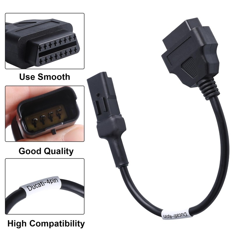 AUTANCTOR 3 Pin 16 Pin Diagnostic Adapter OBD2 OBDII Cable