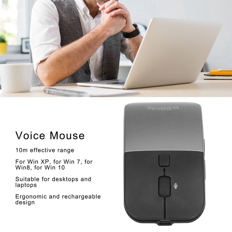 Voice Mouse AI Voice Input 2.4 GHz Wireless Speech to