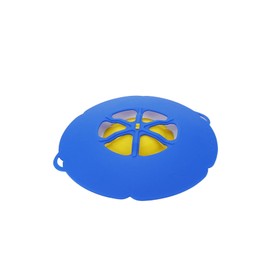 Sscon 1Pc Spill Stopper Lid Cover 10 inch Anti Spill Stopper Lid Cover for Pans Pots Blue