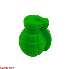 Stress Relief Squeezable Foam Green Grenade