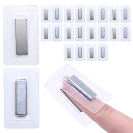 Jamsinmu Hidden Magnets for Sewing Invisible Magnetic Buttons Sewing in PVC Magnetic Closure for Sewing Fabric Curtain Clothes Handbags Silver-F3010