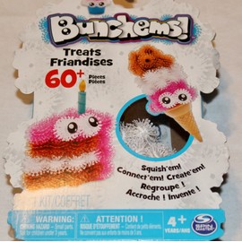 Bunchems Silly Treats Birthday Ice Cream Spin Master 60pc Craft Toy Playset Kit