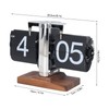 Flip Desk Clock, 12 Hours Single Sided Auto Flip Table
