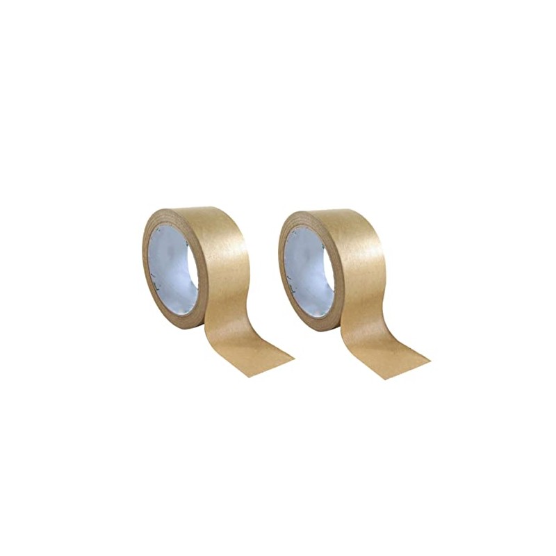2rollos Cinta De Papel Kraft Decorativa Resistente Al Agua Para