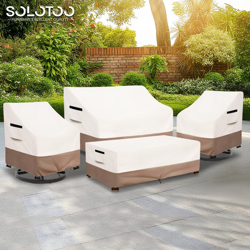 Patio Furniture Covers Waterproof 4 Piece, Extra Small