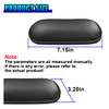 Craedli 2PCS Car Door Armrest Pads, Soft Leather Memory Foam