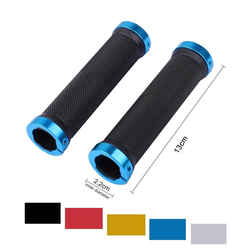 Kework Bike Grips, Double Locking Bike Bicycle Mountain Bike Handlebar
