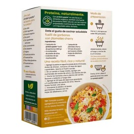 Pasta Protein Orgánica De Garbanzo Fusili 250g Real Natural                                                                                           
