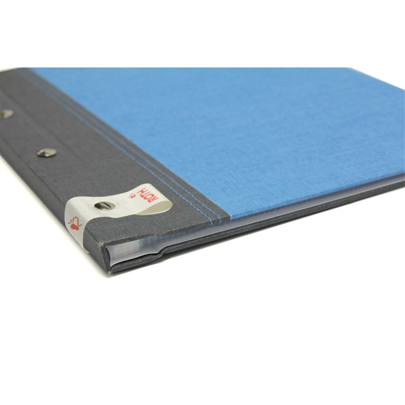 Roth Certificate Folder Bicolour with Book Screws - Expandable and