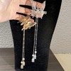 Moving Butterfly Tassel Hair Clips Metal Butterfly Hairpins for Women