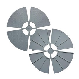 FASTRYF Silicone Trivet for Hot Dishes Pan Protector for Stacking Pots Divider Organizer - 2PACK (Large)