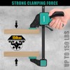GRENPRO 8-Pack Bar Clamps for Woodworking, 12" and 6" Bar