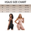 HSAJS Shapewear Women's Elastic Comfortable with Removable Shoulder Straps with