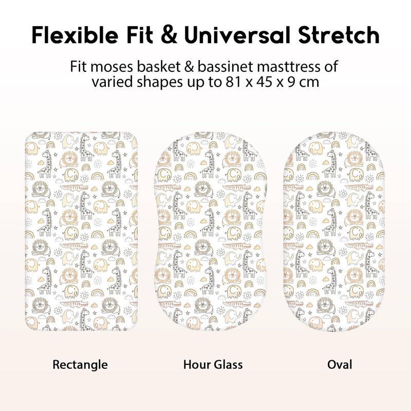 Yoofoss Next to Me Crib Sheets Ultra Soft Crib Sheets