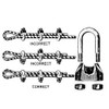 M12/13 Wire Rope Clamp Bend Shape Steel Wire Rope Clip