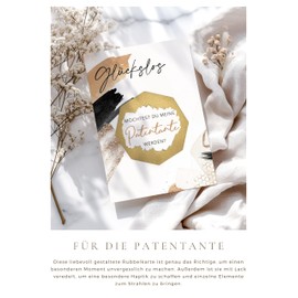 Joli Coon Scratch Card Godmother Ask - Willst du mein Patentante werden