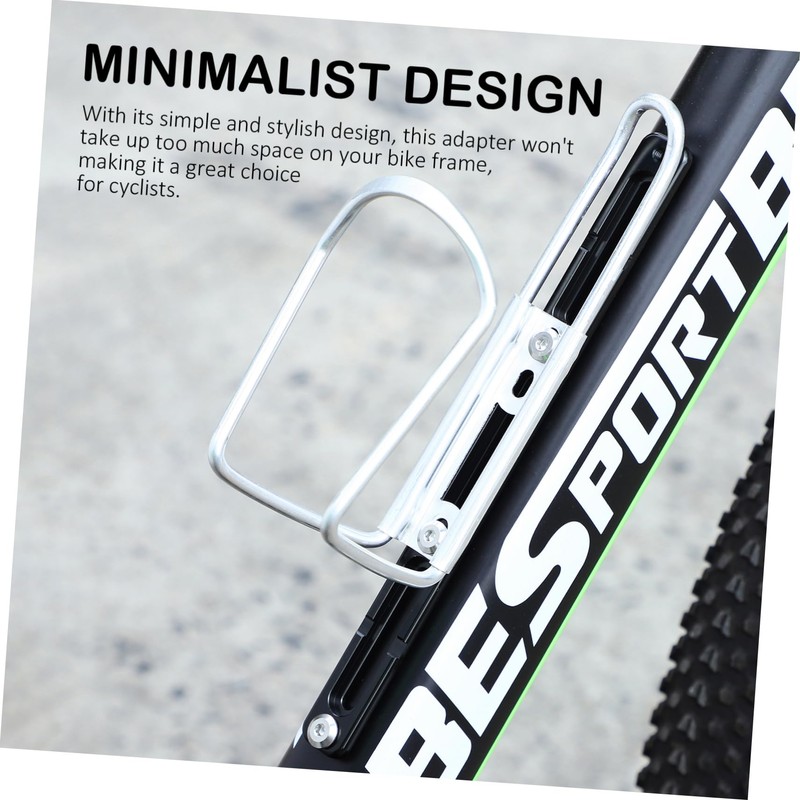 KOMBIUDA Bicycle Equipment, Practical Bottle Cage Extender, Metal Extension Adapter
