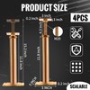 Threlaco 4 Pcs House Floor Jacks Post Pole for Leveling,