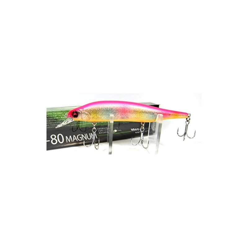 Megabass Minnow X-80 MAGNUM GLX Rainbow PB Lure