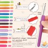 Coopay Crochet Hook Set with Roll Bag, 14 Pieces Crochet