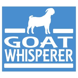 EZ-STIK Goat Whisperer Sticker J870 6 inch boer decal