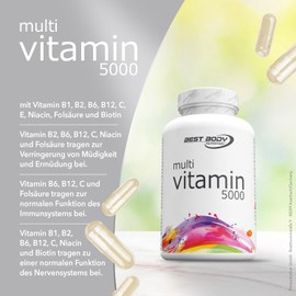 Best Body Nutrition Multi 5000, 100 St. Dose, 89 g